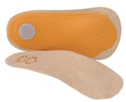 Vivafit - Leather and Comfort" háromnegyedes bőrtalpbetét harántemeléssel (39-40-es méret) (GYVFLC3940)