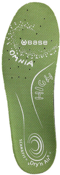 Base - B6312 Dry'n Air Scan&Fit Omnia - High talpbetét Zöld - 37 (PW-B6312GNR37)