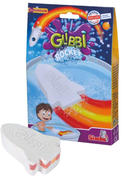 Simba Toys - Glibbi Rakéta fürdőbomba szivárványszínekkel (105953541)