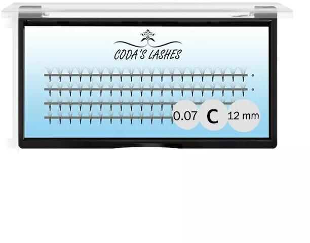 CODA'S Lashes - Dúsító Pilla 3D Fekete C/0.07-12mm
