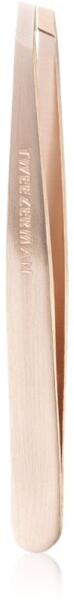 Tweezerman - Studio Collection ferde végű szemöldökcsipesz Rose Gold
