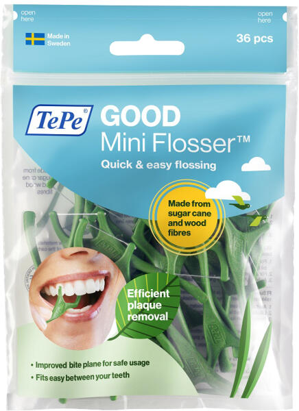 WOOM - Carbon+ Dental Floss viaszos fogselyem fekete 30 m