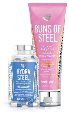 Steelfit Usa - Steelfit - Viszlát Narancsbőr! Csomag - Hydra Steel 80 Kapszula + Buns Of Steel Krém 237 Ml