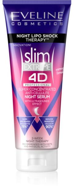 Eveline Cosmetics - Slim Extreme szuperkoncentrált éjszakai szérum melegítő hatással 250 ml
