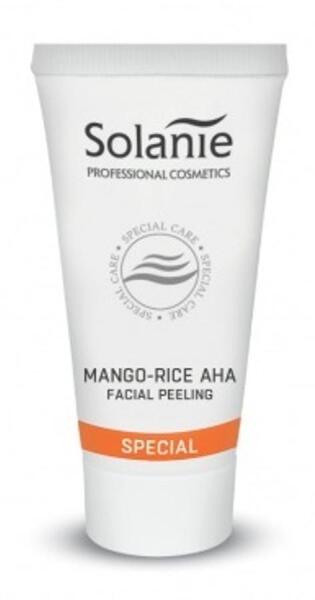 Solanie - Mangó-Rizs AHA radír, 50 ml - hajvarazs