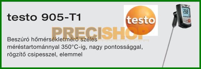 Testo - 608-H2 Hőmérséklet és páratartalommérő