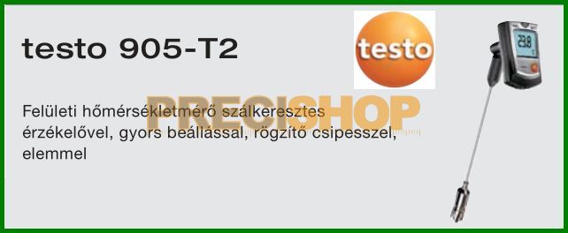 Testo - 905-T1 - beszúró hőmérsékletmérő széles méréstartománnyal