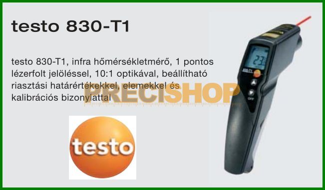 Testo - 905-T2 - Felületi hőmérsékletmérő széles méréstartománnyal