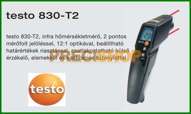 Testo - 830-T1 Infra hőmérsekletmérő