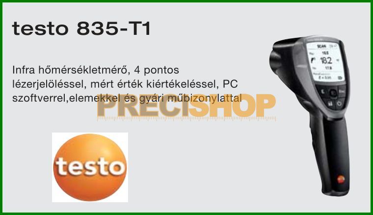 Testo - 830-T4 Infra hőmérsekletmérő