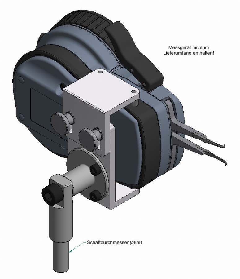 KROEPLIN - Tartó adapter Kroeplin C0 és G0 sorozatú tapintókaros mérőórákhoz, 8004-58