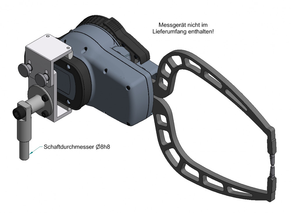 KROEPLIN - Tartó adapter Kroeplin D1, H1, D2, H2 sorozatú tapintókaros mérőórákhoz, 8004-50
