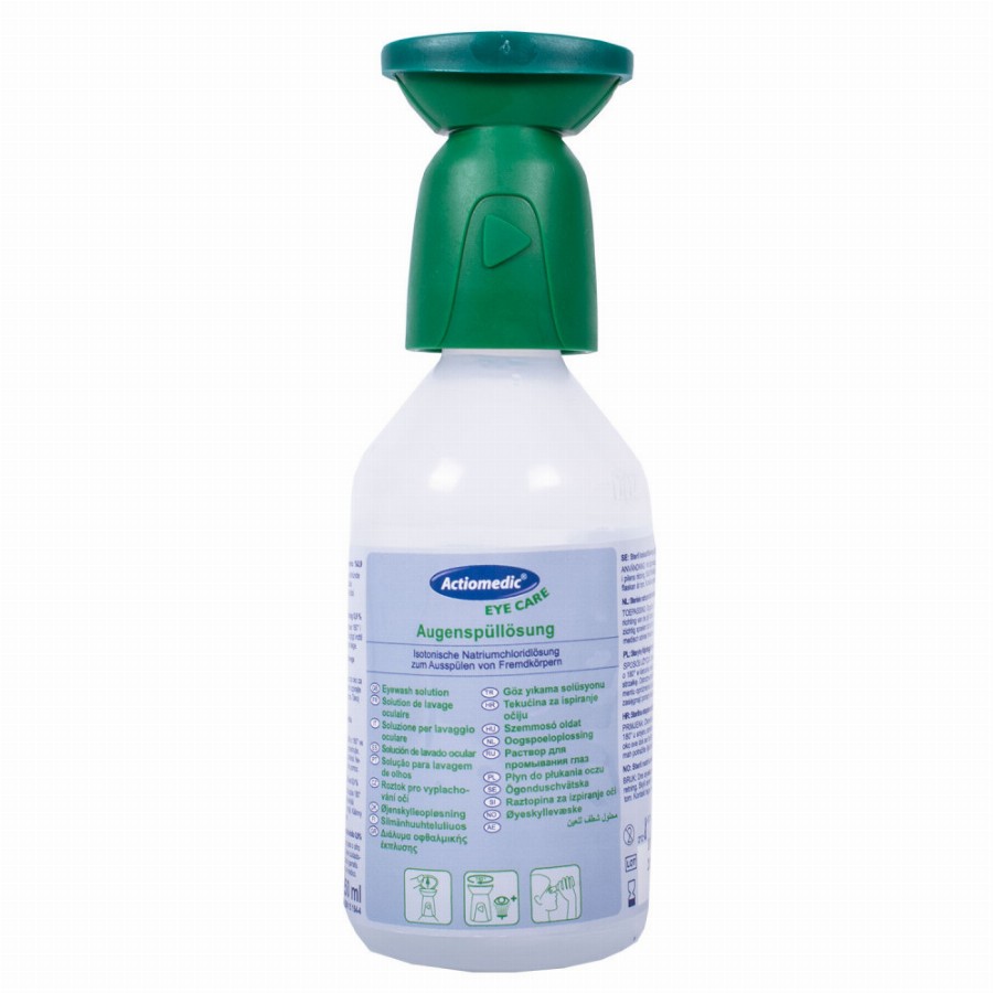 NORDIK - Actiomedic EYE CARE elsősegély szemkimosó 0.9%-os nátrium-klorid oldattal, 250 ml