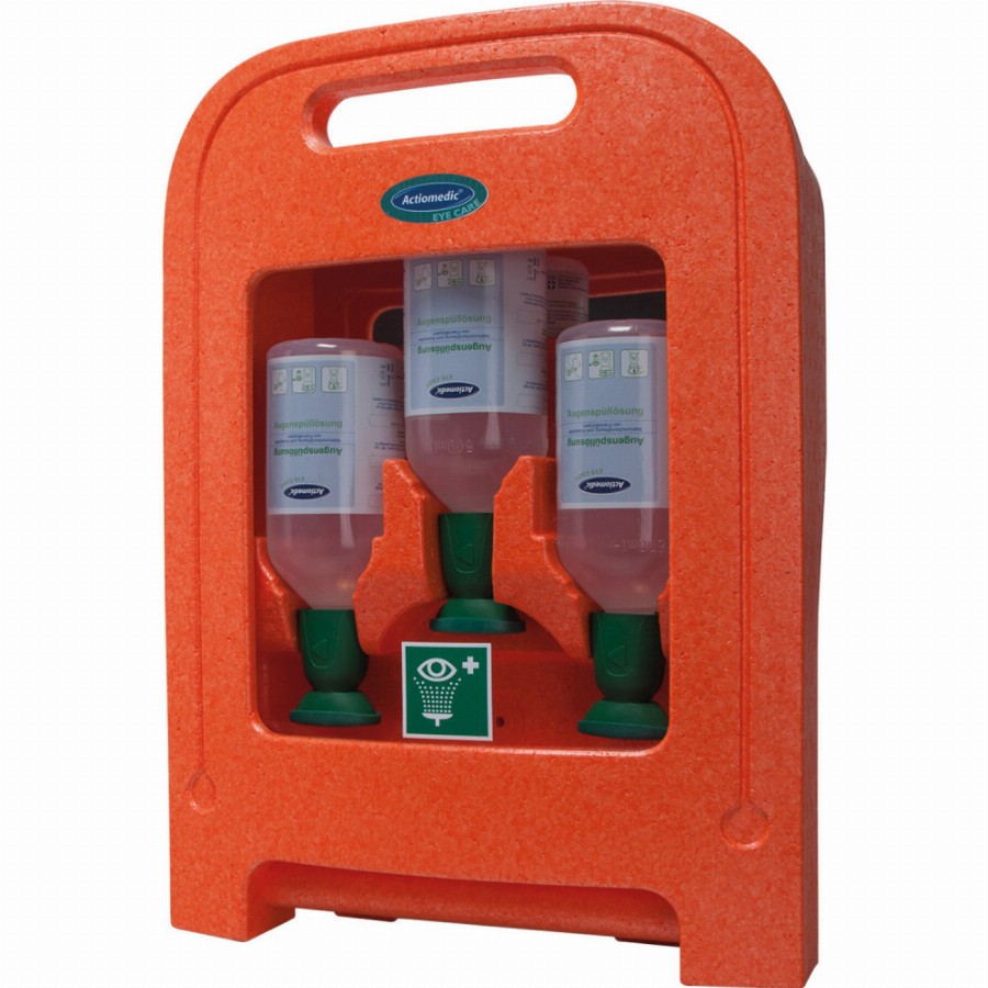 NORDIK - Actiomedic EYE CARE Medi2Protect II szemkimosó állomás 3 x 500 ml 0.9% nátrium-klorid oldattal