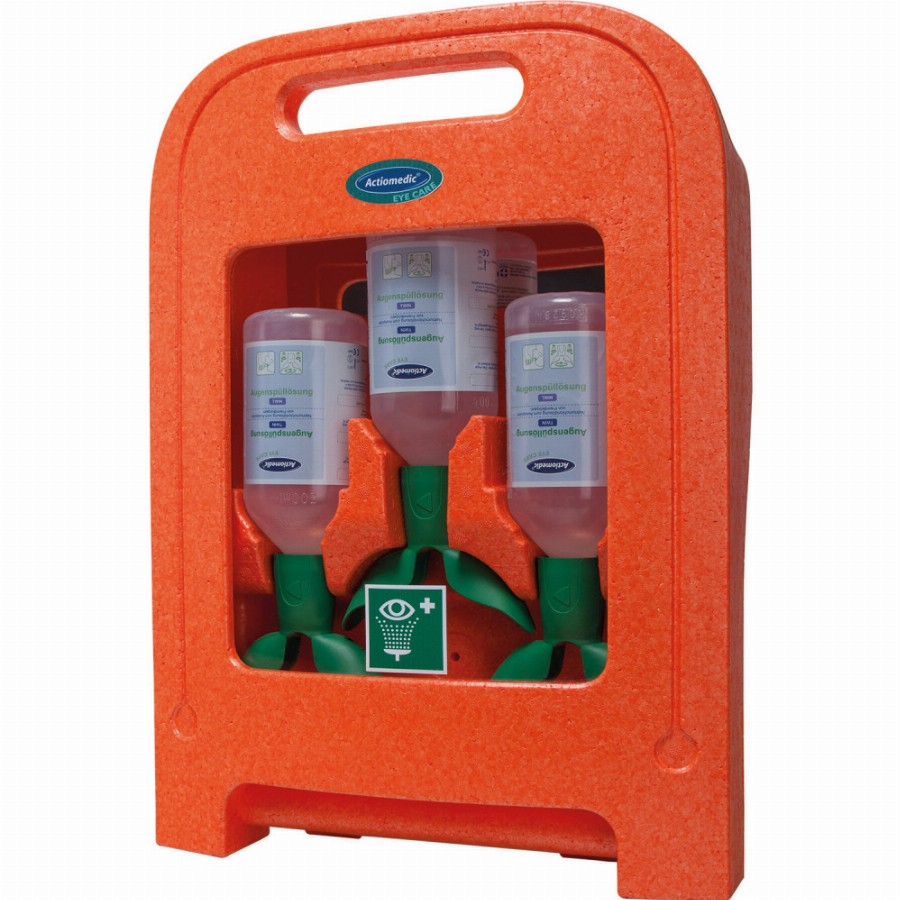 NORDIK - Actiomedic EYE CARE Medi2Protect TWIN II szemkimosó állomás 3 x 500 ml TWIN 0.9% nátrium-klorid oldattal