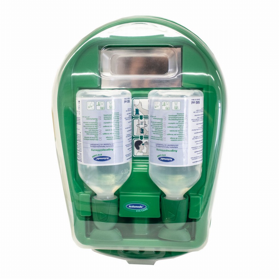 NORDIK - Actiomedic EYE CARE Medidrop I Design szemkimosó állomás 2 x 500 ml 0.9% nátrium-klorid oldattal