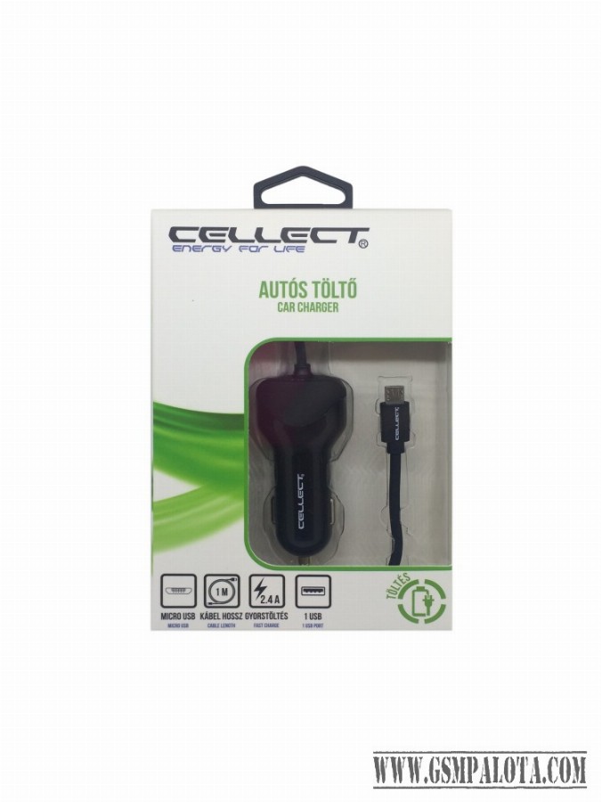 Foneng - autóstöltő adapter C15 20W 1xUSB QC3.0 grafitszürke