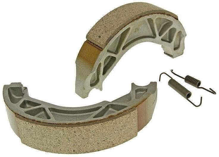 Vparts - Fékpofa szett, csomagban 2 rugó - dobfék 130x28mm Vparts Futómű és fék alkatrész Fékpofa (dobfék) - motomotors - 21 864 Ft
